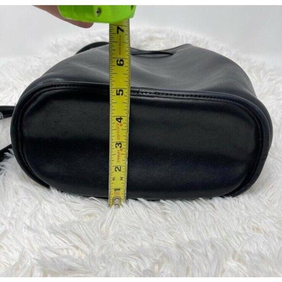 COACH 90’s Vintage Purse Lula's Legacy Leather Bucket Bag Black 9952 - Picture 13 of 14